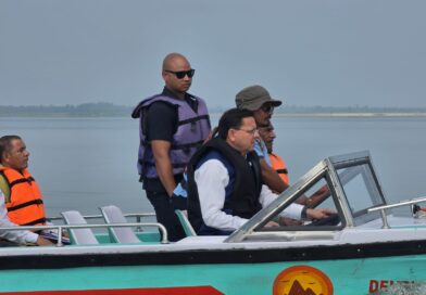 मुख्यमंत्री पुष्कर सिंह धामी ने गदरपुर में अंतर्राष्ट्रीय क्याकिंग एवं कैनोइंग प्रतियोगिता की तैयारियों का लिया जायजा
