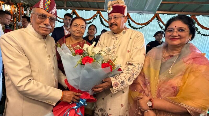 महाराज ने की नवनियुक्त राज्यपाल से शिष्टाचार भेंट